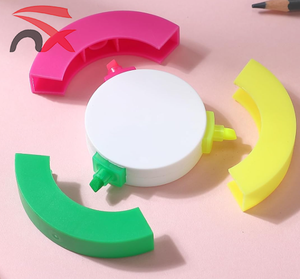 Suministro de fábrica Diseño personalizado Niños Dibujo <span class=keywords><strong>Tres</strong></span> en uno Rotuladores de forma redonda Rotulador - Product Image 5