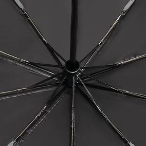 Wholesales Fully-Automatic Auto Open Sunshade 8 Ribs 190T Pongee Umbrella Sunny Rain Dual-use Business <b>Folding</b> Custom Logo - Product Image 3