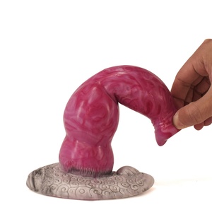 Vibrador YOCY con Forma de Lobo para Hombres, Masajeador Anal de Próstata, 10 Modos de Vibración, Control Remoto, Silicona Suave, Dildo de Fantasía - Product Image 1