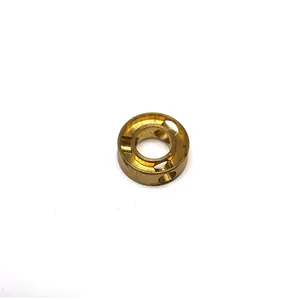 Dongguan Custom CNC Machining Service Brass Copper Accessories Shaft Sleeve with Custom Anodize or Gold plating