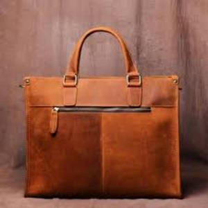 Faux Leather <b>Women</b> Hand <b>Bag</b> with Stylish Shoulder Carry Design Zipper Closure and Two Handles for Shopping <b>Travel</b> Office Daily - Product Image 1