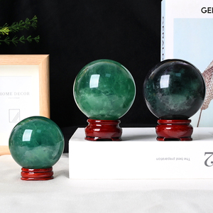 Esfera de Cristal de Alta Calidad al por Mayor, Esfera de Fluorita Verde para Decoración del Hogar - Product Image 5