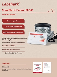 Plaque chauffante électrique en acier inoxydable Labshark, four à chauffage électrique encastré avec contrôle de température PID, pour laboratoire, bécher portable, OEM 1 - Product Image 6