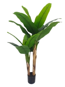 <span class=keywords><strong>Prix</strong></span> de gros d'usine, plantes-bananes en plastique vert, bananiers artificiels pour décoration intérieure et extérieure - Product Image 6