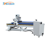 Mejor Router CNC 1325 para Grabado en Madera con Motor de Husillo Único de 7.5/9KW, Precisión de 0.05mm, Herramientas Automáticas y de Sobremesa