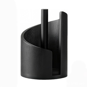Wooden <b>paper</b> towel holder, <b>kitchen</b> countertop disposable dishcloth/toilet <b>paper</b> roll holder, upright washcloth holder. - Product Image 1