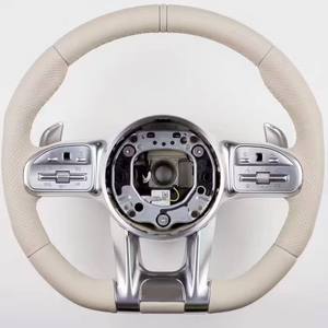 Gran oferta, volante de fibra de carbono de cuero Alcantara LED Costom para <span class=keywords><strong>Mercedes</strong></span> <span class=keywords><strong>Benz</strong></span> W205 C63 W213 E63 GLCW463 AMG 809 - Product Image 5