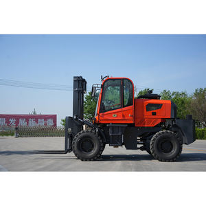 4 טון 4 x4 טון דיזל מלגזה עם גובה מעלית של 3 מ '-7 מ' ומלגזה כל שטח עם מצורפים - Product Image 6