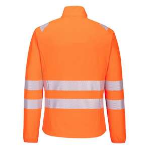 PORTWEST - DX481OBRM DX4 High visibility <b>orange</b>/black <b>jacket</b> with zip - EAN 5036108359653 <b>HI</b>-<b>VIS</b> WORKWEAR - Product Image 2