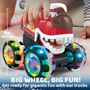 Nuevo Camión Monstruo <span class=keywords><strong>de</strong></span> <span class=keywords><strong>Juguete</strong></span> para Niños, con Luces, Pedal <span class=keywords><strong>de</strong></span> Activación, Ruedas con Luces, Regalo, <span class=keywords><strong>Juguete</strong></span> Eléctrico <span class=keywords><strong>de</strong></span> Plástico para Niños y Niñas - Product Image 4