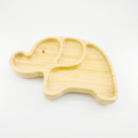 Assiettes à dîner en bambou écologique Renard Mouton Lapin Éléphant Koala Forme Enfants Bambou Animal Bébé Assiette pour bébé et enfants