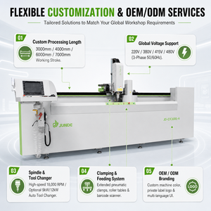 Machine de fraisage et de perçage CNC JUNDE 9KW avec moteur de broche, changeur d'outils automatique intelligent, haute précision, répétabilité de 0,08 mm - Product Image 3