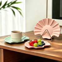 Nouveauté 2026 : Sous-verres et assiettes à fruits en silicone de qualité alimentaire, écologiques, résistants à la chaleur et antidérapants, pour la décoration intérieure