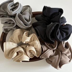 ربطة شعر على الطراز الكوري بلون سادة ربطة شعر عالية الجودة ربطة شعر كبيرة إكسسوارات شعر للنساء - Product Image 4