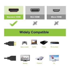कूलिंग डिजाइन लचीला 4K HdTV एक्सटेंशन केबल पुरुष को स्ट्रीमिंग स्टिक और टीवी उपकरणों के लिए महिला एडाप्टर - Product Image 6