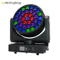 MgoLighting K25 Wash Light LED 37x40W Bee Eye RGBW Moving Head Wash Beam avec Strobe Lumière DJ Lumière de Fête Éclairage de Scène