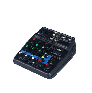 <span class=keywords><strong>Mezclador</strong></span> de Audio Digital de 4 Canales con Efectos, Consola de Mezclas de Formato Pequeño con Preamplificadores de Micrófono para DJ, Transmisión en Vivo, Karaoke, Grabación - Product Image 4