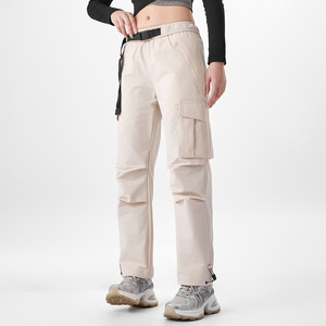 بنطلون كارجو نسائي عصري للرياضات الخارجية، متعدد الجيوب، قصة عادية، مناسب للمشي والجري، مقاوم للرياح، مصنوع من ألياف البوليستر، بطول كامل - Product Image 2