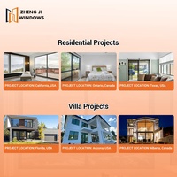 Ventanas Corredizas de Aluminio con Doble Acristalamiento, Precio al por Mayor, Estilo Moderno, Aislamiento Térmico y de Seguridad