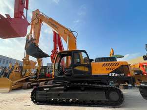 Excavatrice utilisée de R305LC-9T Hyundai Bonne condition de travail Matériel de construction Machines de terrassement Vente de composants de moteur central - Product Image 4