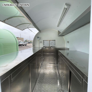 Remorque alimentaire OEM TruckTexas avec hotte aspirante, friteuse, sièges sur échelle, cuisine mobile et bar à pizzas - Product Image 6