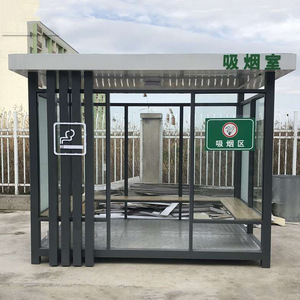 Abri pour fumeurs en alliage d'aluminium, imperméable, pour extérieur, pour supermarché - Product Image 2