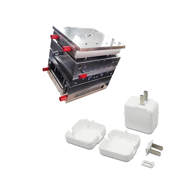 OEM Manufacturer Plastic USB Wall Charger Shell Case Injection Mould ABS+PC Fire Resistant Household Product
