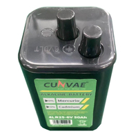 Célula seca alcalina de dióxido de zinc-manganeso 4LR25 OEM 4R25-2/LR820 reloj despertador 4LR20 6V baterías de linterna