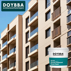 Pintura de <span class=keywords><strong>Fachada</strong></span> de Estilo Nuevo, Pintura Acrílica Impermeable para Exteriores de Casas, Pintura de Pared de Arena de Colores - Product Image 1