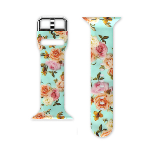 Bracelets de rechange à motifs imprimés, bracelet en Silicone pour <span class=keywords><strong>Apple</strong></span> <span class=keywords><strong>Watch</strong></span> série 7/6/5/4/3/2/<span class=keywords><strong>se</strong></span> 41mm 45mm 40mm <span class=keywords><strong>44mm</strong></span> 42mm 38mm - Product Image 4