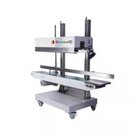 Scelleuse verticale automatique industrielle continue pour sacs, machine de thermoscellage verticale pour film plastique, pour l'emballage de produits alimentaires, chimiques et en poudre