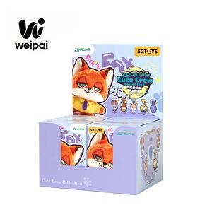 100% Original 52toys Zootopia Cute Crew Collection Series Caja Sorpresa de Peluche Figuras de Película de Moda Caja Misteriosa Coleccionables - Product Image 1