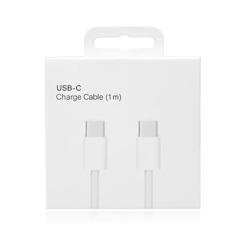 Cabo de carregamento USB-C para iPhone15 60W Carregador Tipo-c para Tipo-c Cabo de carregamento rápido USB-C 60W Carregador para iPhone15 Cabo