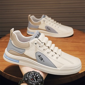 2026 Spring New Model One-Piece Casual <b>Sneaker</b> Soft-Tread Sports Trendy Stylish Versatile <b>Leather</b> Surface Casual Shoes - Product Image 4