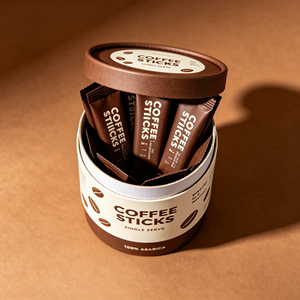 Eco Friendly Biodegradable Recyclable Paper Tube for <b>Coffee</b> Sticks <b>Coffee</b> Beans| Custom Logo <b>Print</b> OEM - Product Image 5