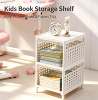 Étagère de rangement de bureau multicouche avec tiroirs pour épices, livres d'enfants, fournitures scolaires et de salle de bain, pour un rangement facile sur le bureau d'étude