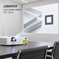 Projecteur laser CAAVITS UST 0.44 5000 Lumens WUXGA 3LCD, projecteur d'installation pour une expérience immersive, projecteurs pour parcs à thème
