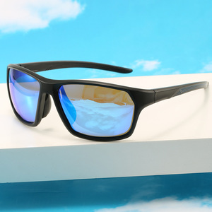 Xinshengyuan Outdoor Sports Sunglasses <b>Black</b> <b>Frame</b> TAC Polarized Lens UV400 Protection For Driving Cycling Sun Protection - Product Image 1