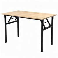 Table de pique-nique pliable en acier inoxydable, rectangulaire, pour la cuisine en plein air, le camping et la terrasse