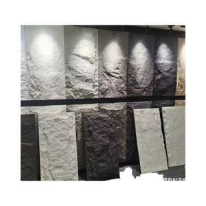 Revêtement mural en panneaux de <span class=keywords><strong>pierre</strong></span> artificielle PU de style moderne, écologique, durable, imperméable, pour hôtel, école, atelier - Product Image 2