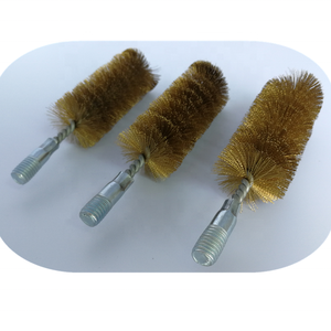 Spazzola di pulizia del condensatore del tubo di lucidatura del cavo d'ottone con la vite M12 - Product Image 5
