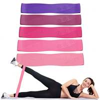Banda Elástica de Silicona de Alta Elasticidad, Fuerza de Retorno Constante, Color Personalizado, MOQ Bajo, Banda de Yoga, Banda de Fitness