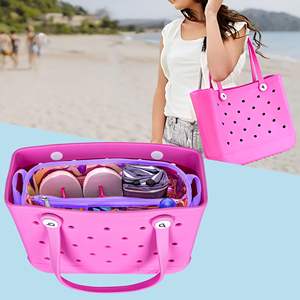 Custom Iridescent <b>Beach</b> Bag Organizer Insert Compatible with Bogg Bag <b>Beach</b> Bag Insert Divider Pouch Waterproof Liner - Product Image 6