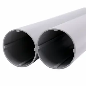 Tube rond en plastique PVC PP ABS PMMA PC PS