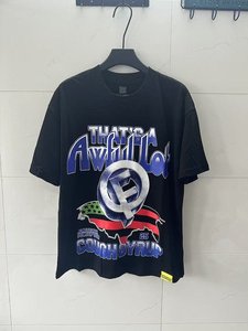 T-shirt da uomo reversibile con stampa di <span class=keywords><strong>Ben</strong></span> Franklin, 100% cotone, stile hip hop streetwear, con stampa 'That's a Awful Lot of Cough Syrup' sul manica - Product Image 6