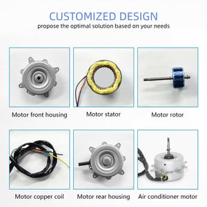 220-240V 단상 콘덴서 HVAC 쿨러 팬 모터 1/4 hp 방폭 보호 기능 커패시터 유형 에어컨 팬 - Product Image 3