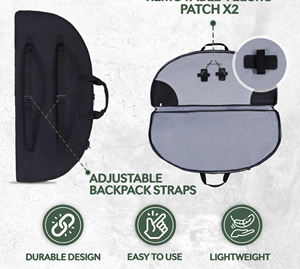 Échantillon gratuit : Sac à arc portable de haute qualité pour tir à l'arc en extérieur, en toile épaisse, conception à tirage droit pour le tir. - Product Image 4