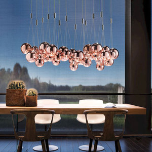 Restaurant nordique lustre moderne minimaliste <span class=keywords><strong>magasin</strong></span> de vêtements lumières personnalité créative Ins bulle boule modèle chambre lampes en verre - Product Image 5
