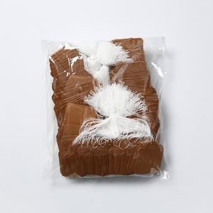 Chuỗi tùy chỉnh kèm theo giấy kraft treo thẻ giá nhãn hiển thị thẻ với chuỗi đánh dấu xâu chuỗi thẻ có thể ghi nhãn hiển thị - Product Image 2