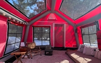 Tente gonflable pour le camping en plein air, quatre saisons, imperméable, ouverture automatique rapide, tente de type maison à une chambre pour les activités et les pique-niques